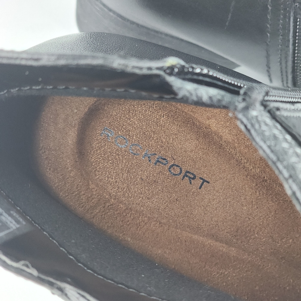 ROCKPORT Womens Carly Bootie. Black - Picture 8 of 14